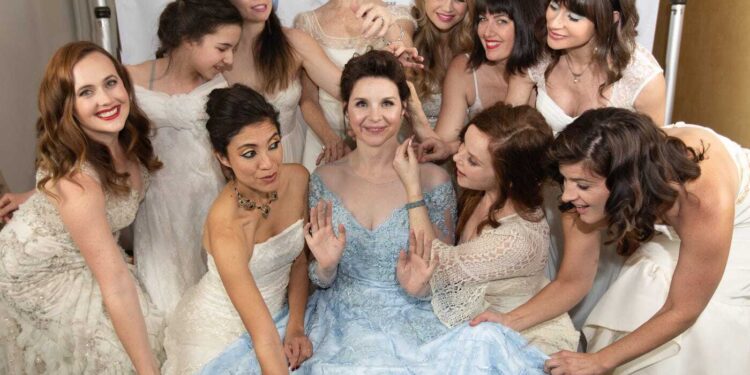 Bride Asks Wedding Guests to Wear Their Own Bridal Dresses