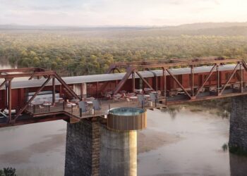 A new hotel that was once a train