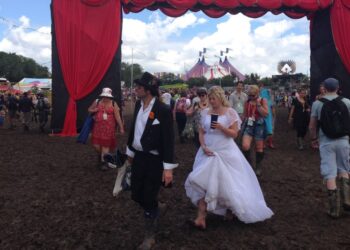 The crazy couple that got married at a music festival